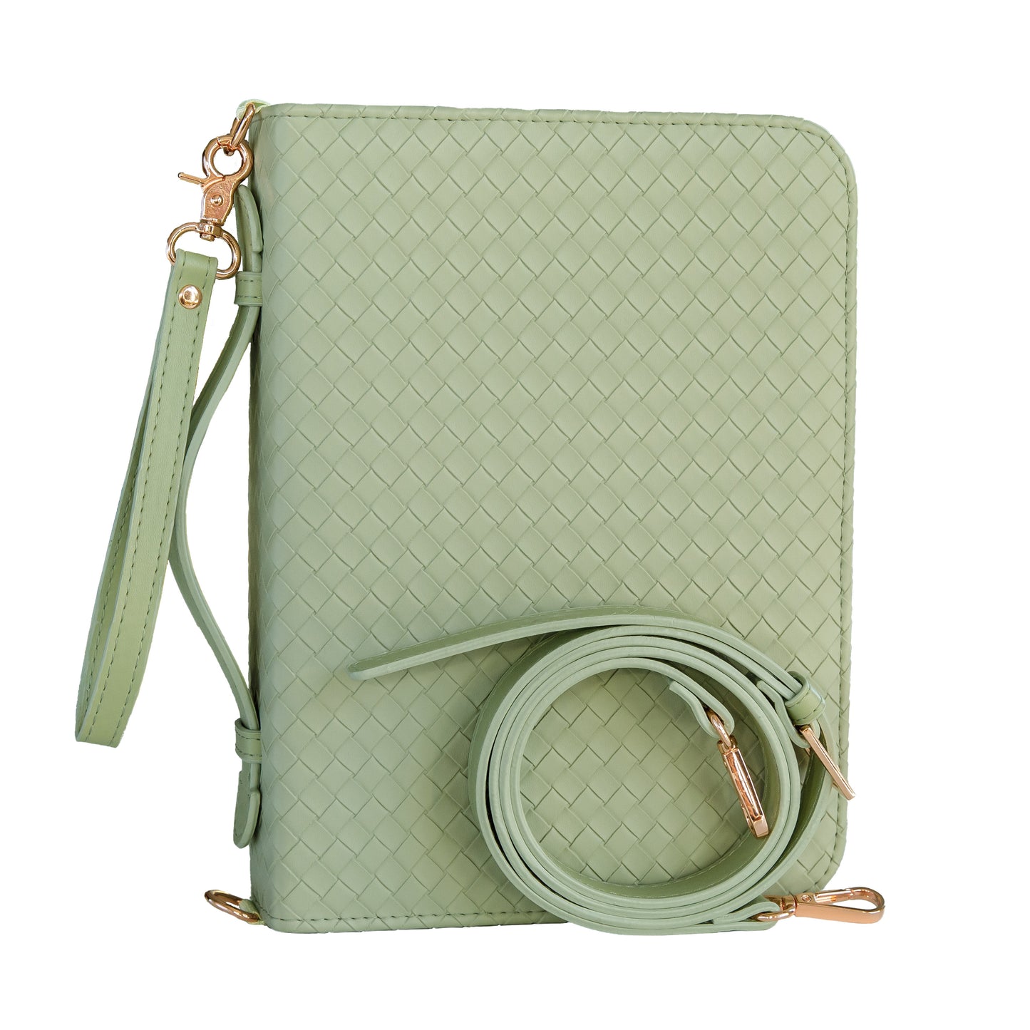 New Weave Bible Case, Crossbody (Sage)