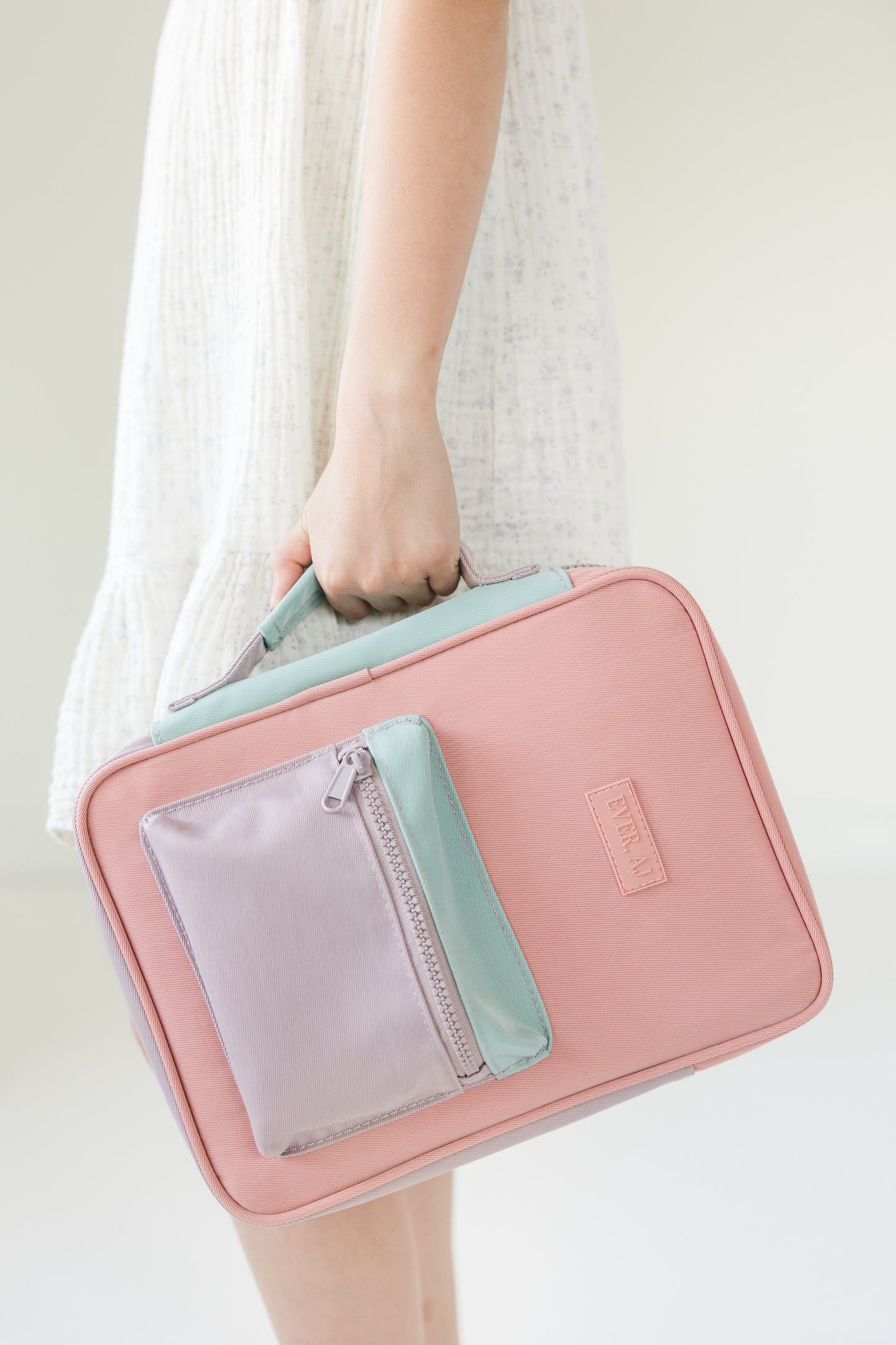 GIRL "A New Creation" Bible Case, Color-block Kid Bible Cover, Water-resistant, Butterfly screen-print