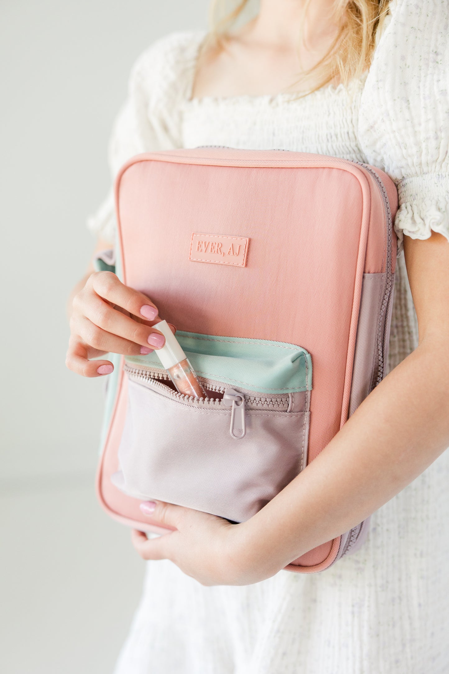 GIRL "A New Creation" Bible Case, Color-block Kid Bible Cover, Water-resistant, Butterfly screen-print