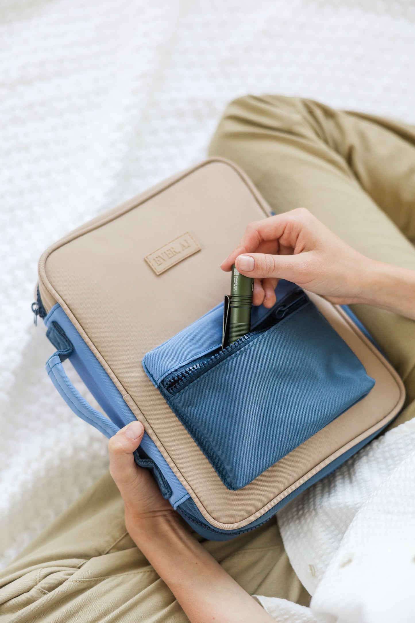 BOY "EXPLORER" Bible Case, Color-block Kid Bible Cover, Water-resistant, Explorer screen-print