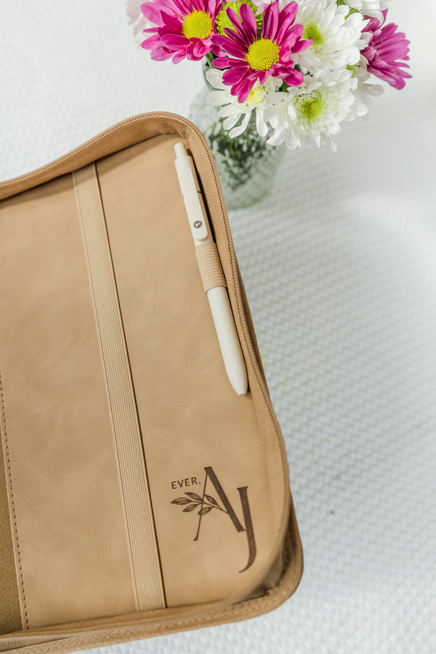 Floral Trio Bible Case, Debossed