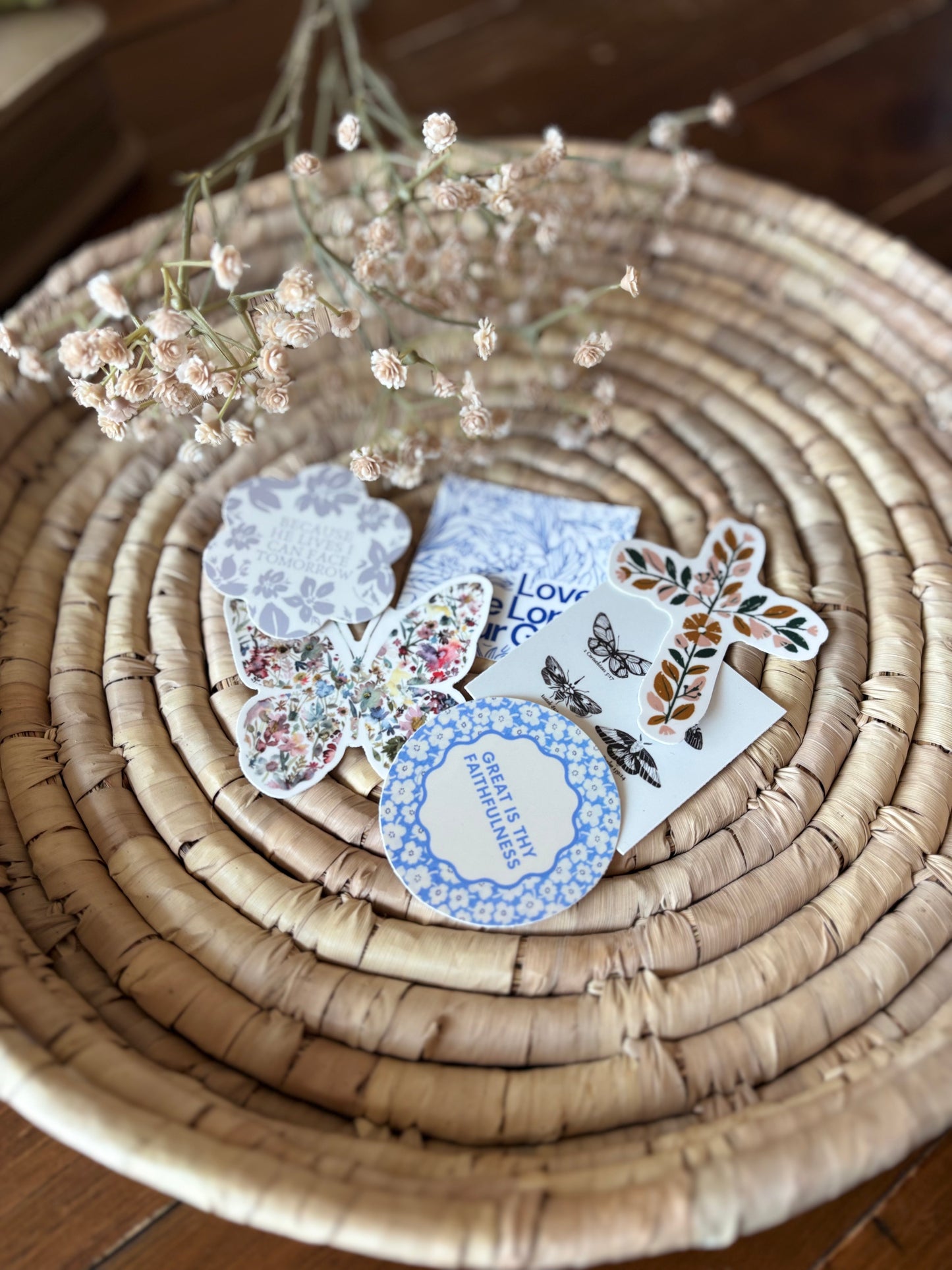 Faith & Scripture Sticker Bundle – Christian Stickers Bundle for Bible Journals, Laptop & Gifts