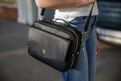 IN STOCK! BLACK Bible Bag Crossbody, Bible Cover, BLACK