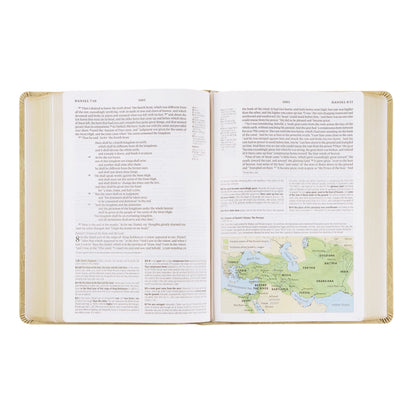 ESV Women's Study Bible: Sonora Theme (CREAM)