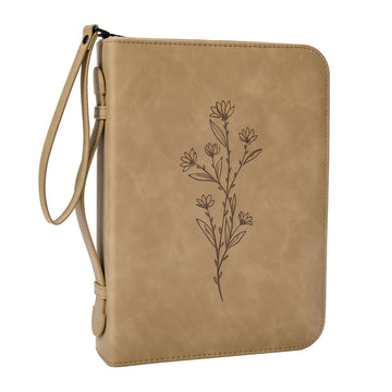 Floral Bible Case, Debossed