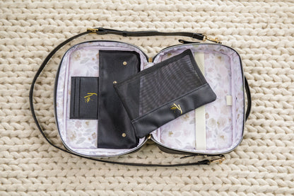 IN STOCK! BLACK Bible Bag Crossbody, Bible Cover, BLACK