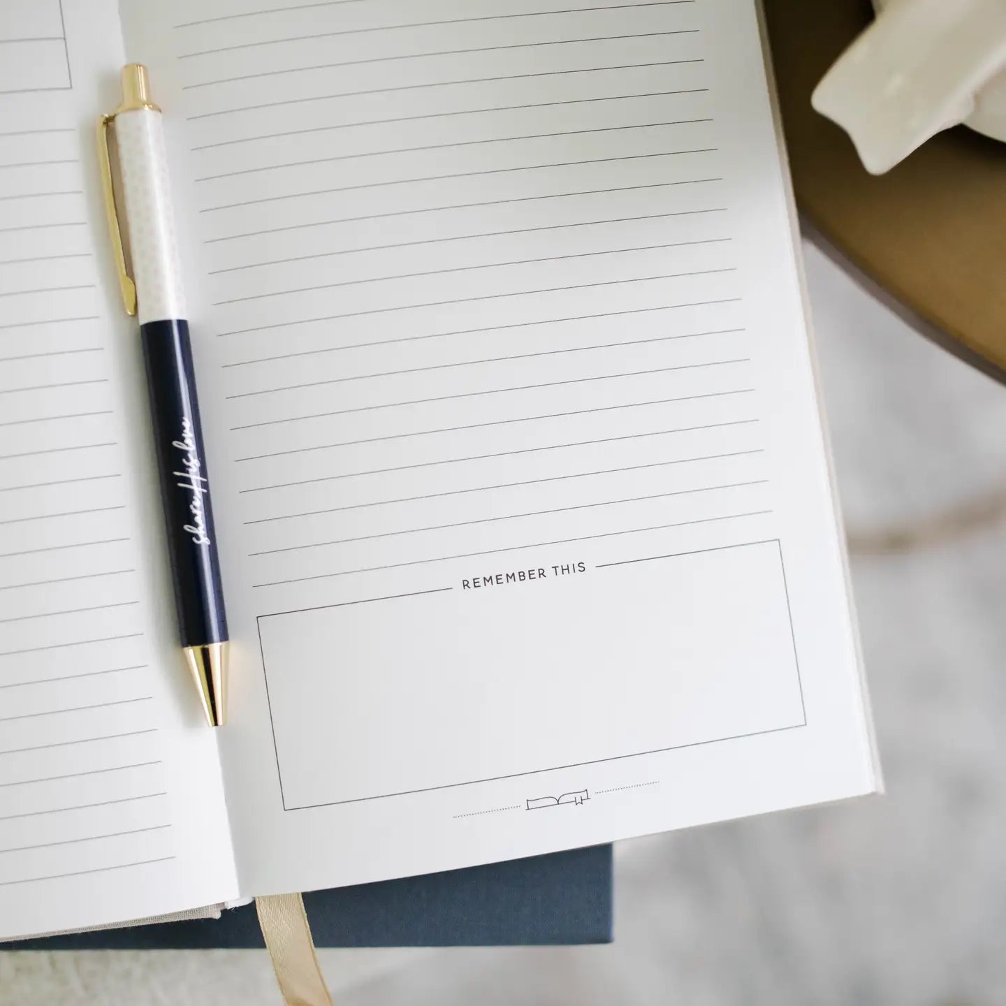 Journal: Sermon Notes Beige Linen