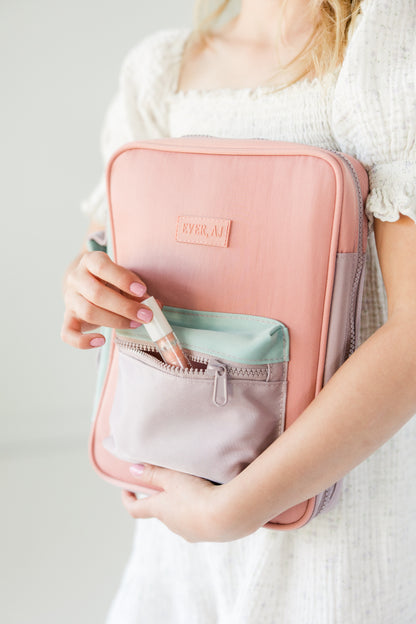 GIRL "A New Creation" Bible Case, Color-block Kid Bible Cover, Water-resistant, Butterfly screen-print