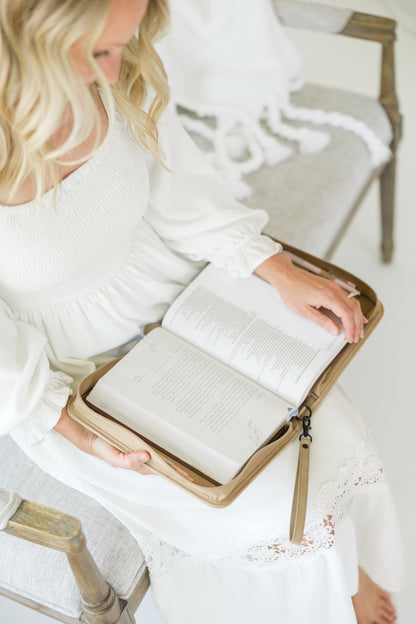 (Wholesale) Floral Trio Bible Case, Debossed