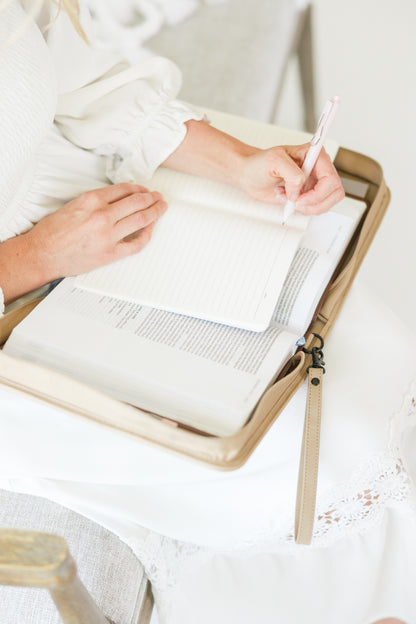 SALE! Single Floral Bible Case, Vegan Leather, Heat-Stamp-Debossed