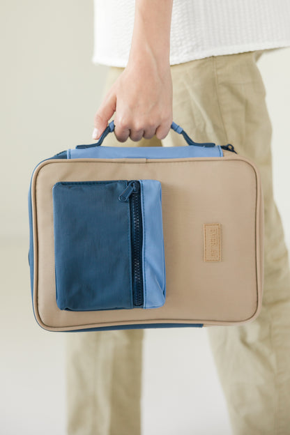 BOY "EXPLORER" Bible Case, Color-block Kid Bible Cover, Water-resistant, Explorer screen-print