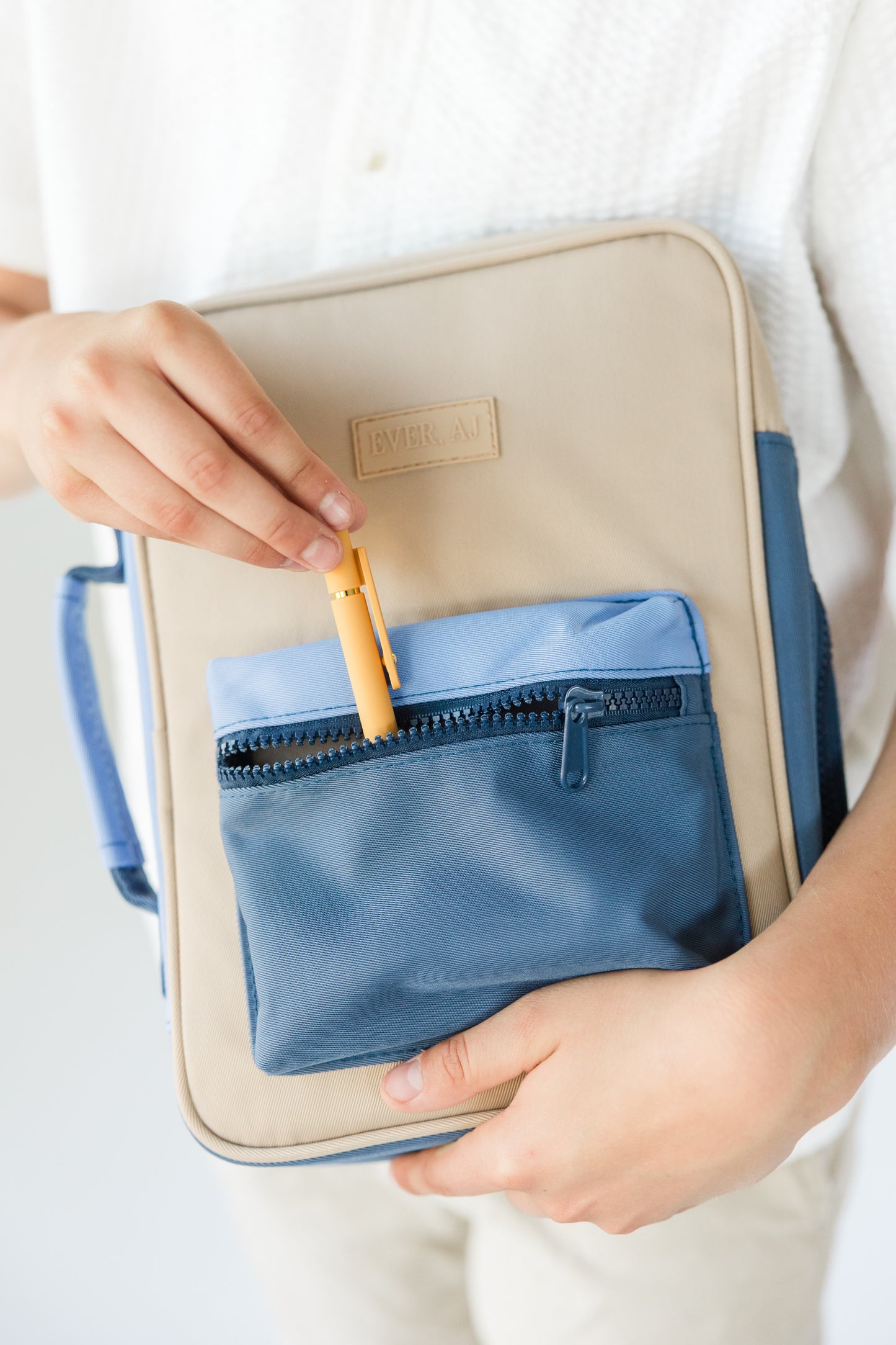 BOY "EXPLORER" Bible Case, Color-block Kid Bible Cover, Water-resistant, Explorer screen-print