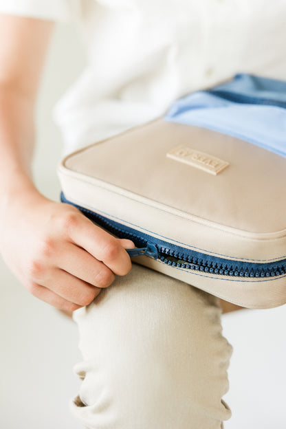 BOY "EXPLORER" Bible Case, Color-block Kid Bible Cover, Water-resistant, Explorer screen-print