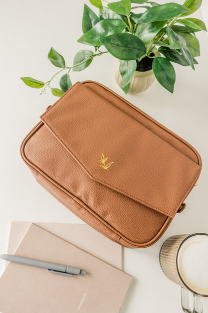 PRE-ORDER! MOCHA Bible Bag Crossbody, Bible Cover, MOCHA