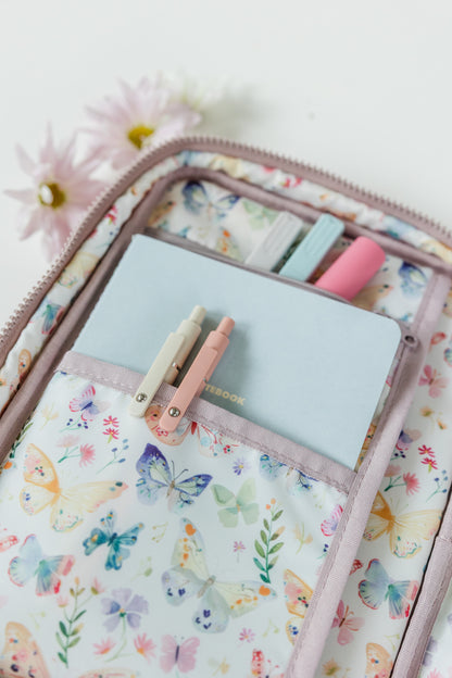 GIRL "A New Creation" Bible Case, Color-block Kid Bible Cover, Water-resistant, Butterfly screen-print