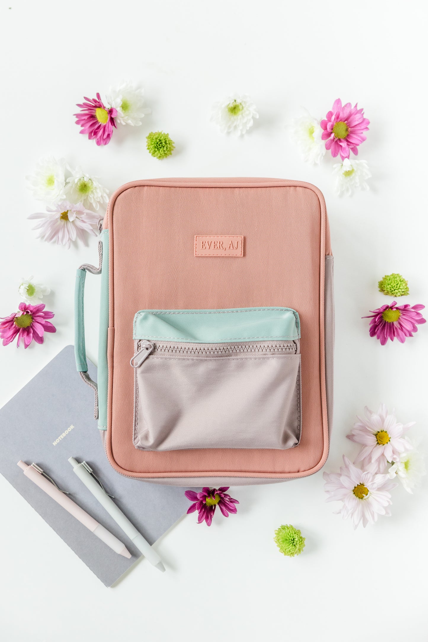 GIRL "A New Creation" Bible Case, Color-block Kid Bible Cover, Water-resistant, Butterfly screen-print