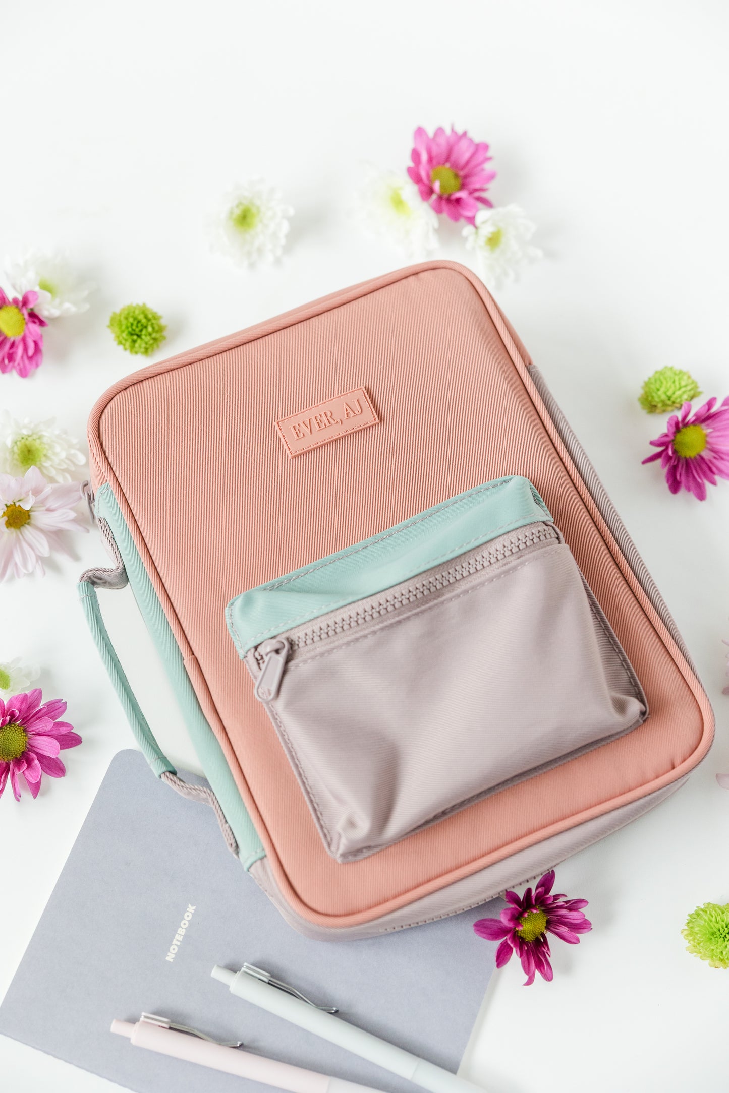 GIRL "A New Creation" Bible Case, Color-block Kid Bible Cover, Water-resistant, Butterfly screen-print