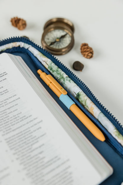 BOY "EXPLORER" Bible Case, Color-block Kid Bible Cover, Water-resistant, Explorer screen-print