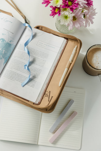 SALE! Single Floral Bible Case, Vegan Leather, Heat-Stamp-Debossed