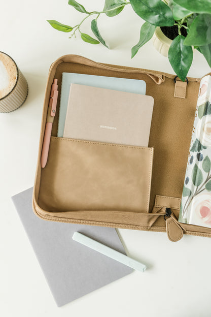 (Wholesale) Floral Trio Bible Case, Debossed