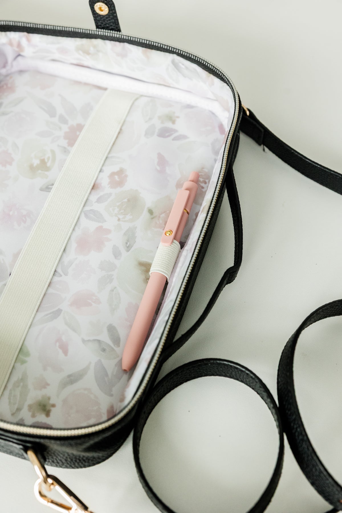 (Wholesale) BLACK Bible Bag Crossbody, Bible Cover, BLACK