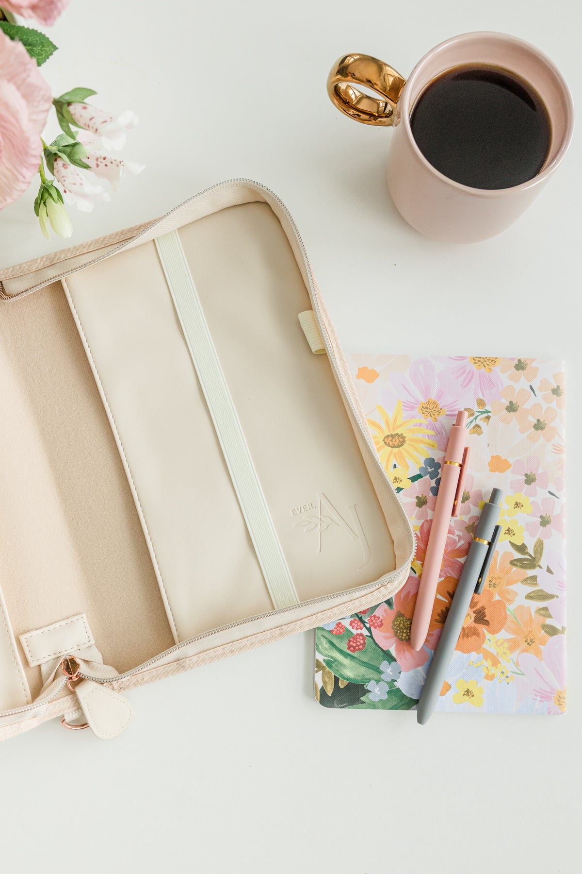 (Wholesale) Weave Bible Case, Crossbody PEARL