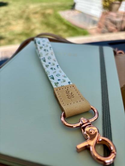 (Wholesale) Wristlet Keychain Prairie Meadow
