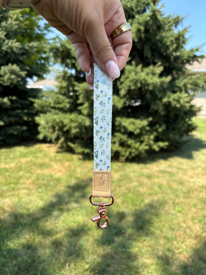 (Wholesale) Wristlet Keychain Prairie Meadow