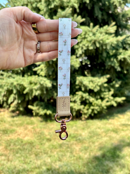 Wristlet Keychain Picnic Bloom