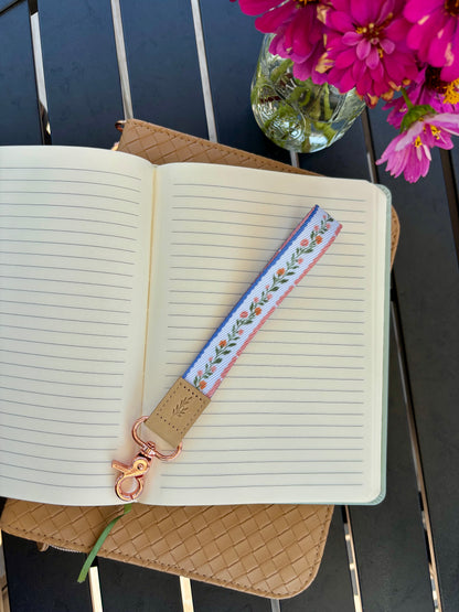 (Wholesale) Wristlet Keychain Ribbon Rose