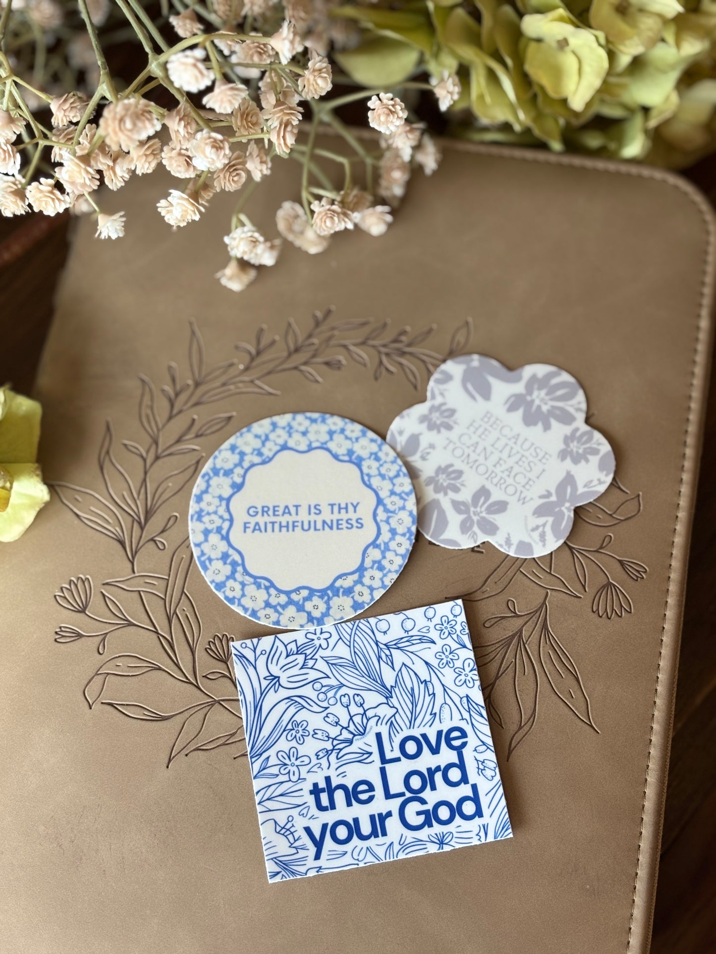 Faith & Scripture Sticker Bundle – Christian Stickers Bundle for Bible Journals, Laptop & Gifts