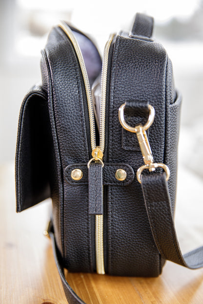 IN STOCK! BLACK Bible Bag Crossbody, Bible Cover, BLACK